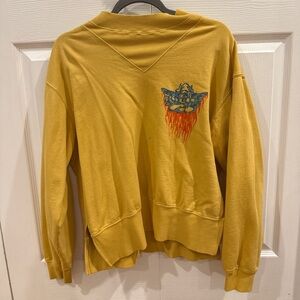 S/M Boys Lie mock neck crew neck sweatshirt